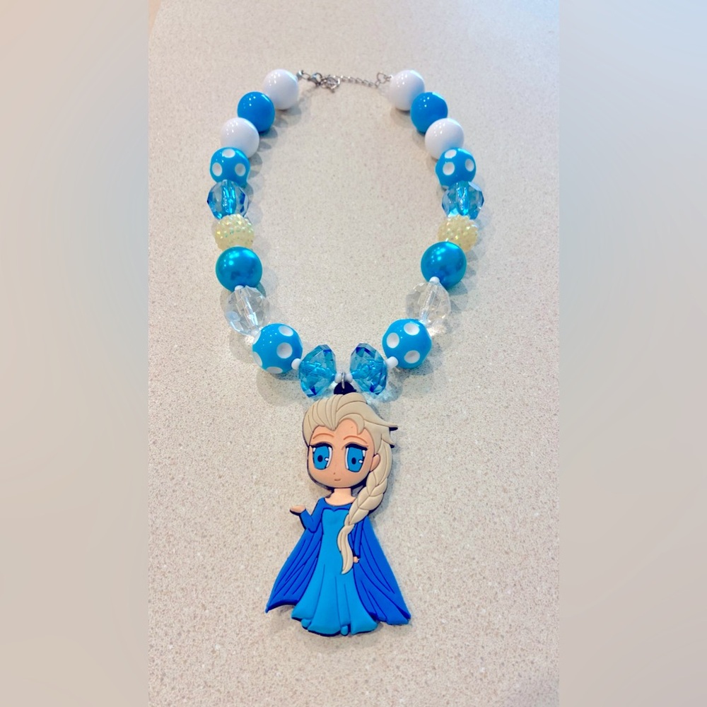 Child Elsa Frozen Disney Necklace ❄️💙